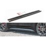 Maxton Design Seitenschweller Ansatz für Fiat 124 Spider Abarth schwarz Hochglanz