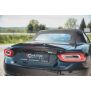 Maxton Design Spoiler CAP für Fiat 124 Spider Abarth schwarz Hochglanz