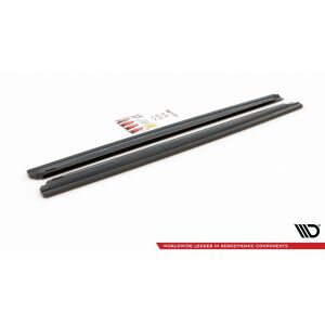 Maxton Design Seitenschweller Ansatz für Seat Leon Cupra / FR SC Mk3 / Mk3 FL schwarz Hochglanz