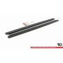Maxton Design Seitenschweller Ansatz für Seat Leon Cupra / FR SC Mk3 / Mk3 FL schwarz Hochglanz