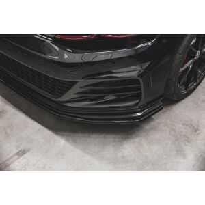 Maxton Design Front Ansatz für VW Golf 7 GTI TCR  schwarz Hochglanz