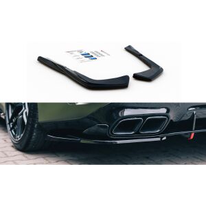 Maxton Design Heck Ansatz Flaps Diffusor für Mercedes-AMG GT 63 S 4-Door Coupe Aero schwarz Hochglanz