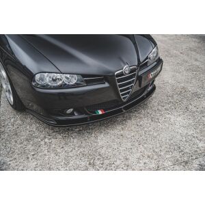 Maxton Design Front Ansatz für Alfa Romeo 156 Facelift schwarz Hochglanz