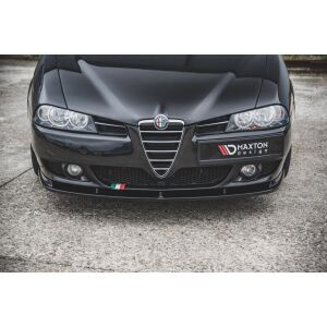 Maxton Design Front Ansatz für Alfa Romeo 156 Facelift schwarz Hochglanz