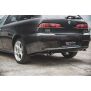 Maxton Design Heck Ansatz Flaps Diffusor für Alfa Romeo 156 SW Facelift schwarz Hochglanz