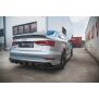 Maxton Design Heckdiffusor Ansatz für Audi S3 Limousine 8V Facelift schwarz Hochglanz
