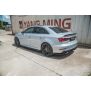 Maxton Design Seitenschweller Ansatz für V.2 / V2 für Audi S3 / A3 S-Line Limousine 8V Facelift schwarz Hochglanz