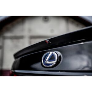 Maxton Design Spoiler CAP für Lexus LS Mk4 Facelift schwarz Hochglanz