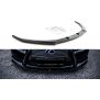 Maxton Design Front Ansatz für Lexus LS Mk4 Facelift schwarz Hochglanz
