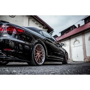 Maxton Design Seitenschweller Ansatz für Lexus LS Long Wheelbase Mk4 Facelift schwarz Hochglanz