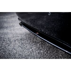 Maxton Design Mittlerer Heckdiffusor Ansatz für Lexus LS Mk4 Facelift schwarz Hochglanz
