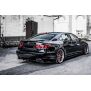 Maxton Design Mittlerer Heckdiffusor Ansatz DTM Look für Lexus LS Mk4 Facelift schwarz Hochglanz