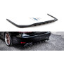Maxton Design Mittlerer Heckdiffusor Ansatz DTM Look für Lexus LS Mk4 Facelift schwarz Hochglanz