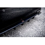 Maxton Design Mittlerer Heckdiffusor Ansatz DTM Look für Lexus LS Mk4 Facelift schwarz Hochglanz