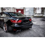 Maxton Design Mittlerer Heckdiffusor Ansatz DTM Look für Lexus LS Mk4 Facelift schwarz Hochglanz