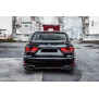 Maxton Design Mittlerer Heckdiffusor Ansatz DTM Look für Lexus LS Mk4 Facelift schwarz Hochglanz