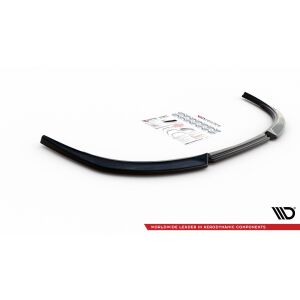 Maxton Design Front Ansatz für Peugeot 207 Sport schwarz Hochglanz