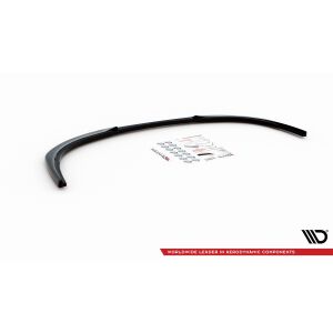 Maxton Design Front Ansatz für Peugeot 207 Sport schwarz Hochglanz