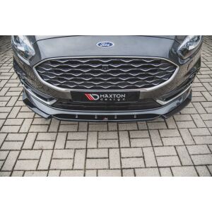Maxton Design Front Ansatz für Ford S-Max Mk2 Facelift schwarz Hochglanz