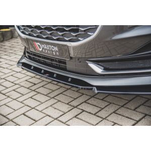 Maxton Design Front Ansatz für Ford S-Max Mk2 Facelift schwarz Hochglanz