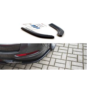 Maxton Design Heck Ansatz Flaps Diffusor für Ford S-Max Vignale Mk2 Facelift schwarz Hochglanz