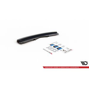 Maxton Design Mittlerer Heckdiffusor Ansatz für Ford S-Max Vignale Mk2 Facelift schwarz Hochglanz