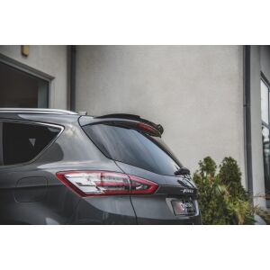 Maxton Design Spoiler CAP für Ford S-Max Mk2 Facelift schwarz Hochglanz