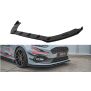 Maxton Design Robuste Racing Front Ansatz für passend für + Front Stoßstangen Racing Flaps passend für Ford Fiesta Mk8 ST / ST-Line schwarz Hochglanz