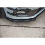 Maxton Design Robuste Racing Front Ansatz für passend für + Front Stoßstangen Racing Flaps passend für Ford Fiesta Mk8 ST / ST-Line schwarz Hochglanz