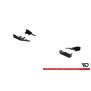 Maxton Design Side Front Stoßstangen Racing Flaps passend für Ford Fiesta Mk8 ST / ST-Line schwarz Hochglanz