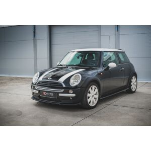 Maxton Design Front Ansatz für Mini Cooper / One R50  schwarz Hochglanz