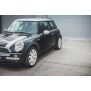 Maxton Design Seitenschweller Ansatz für Mini Cooper / One R50 schwarz Hochglanz