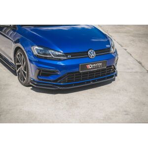 Maxton Design Front Ansatz für V.9 / V9 VW Golf 7 R / R-Line Facelift schwarz Hochglanz