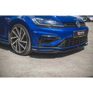 Maxton Design Front Ansatz für V.9 / V9 VW Golf 7 R / R-Line Facelift schwarz Hochglanz