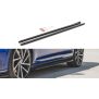 Maxton Design Seitenschweller Ansatz für V.4 / V4 VW Golf 7 R / R-Line Facelift schwarz Hochglanz