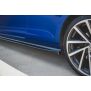 Maxton Design Seitenschweller Ansatz für V.4 / V4 VW Golf 7 R / R-Line Facelift schwarz Hochglanz