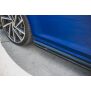 Maxton Design Seitenschweller Ansatz für V.4 / V4 VW Golf 7 R / R-Line Facelift schwarz Hochglanz