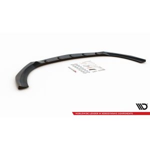 Maxton Design Front Ansatz V.1 / V1 für Mercedes-Benz CLA AMG-Line C118 schwarz Hochglanz