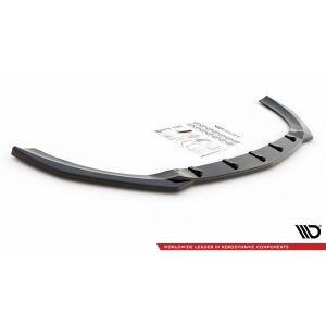 Maxton Design Front Ansatz V.1 / V1 für Mercedes-Benz CLA AMG-Line C118 schwarz Hochglanz
