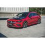 Maxton Design Front Ansatz V.1 / V1 für Mercedes-Benz CLA AMG-Line C118 schwarz Hochglanz