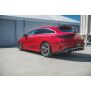 Maxton Design Seitenschweller Ansatz für Mercedes-Benz CLA AMG-Line C118 schwarz Hochglanz