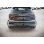 Maxton Design Heck Ansatz Flaps Diffusor V.2 / V2 für Audi RS3 8V Sportback Facelift schwarz Hochglanz