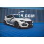 Maxton Design Robuste Racing Front Ansatz für passend für Honda Civic X Type-R