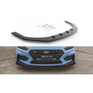 Maxton Design Robuste Racing Front Ansatz für passend für Hyundai I30 N Mk3 Hatchback / Fastback