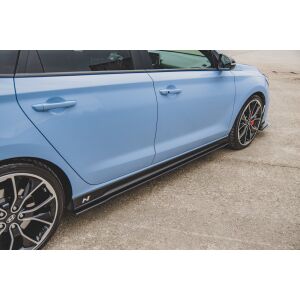 Maxton Design Robuste Racing Seitenschweller Ansatz für für Hyundai I30 N Mk3 / Mk3 FL Hatchback / Fastback