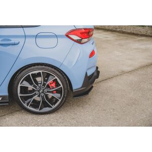 Maxton Design Robuste Racing Heck Ansatz Flaps Diffusor für Hyundai I30 N Mk3 Hatchback