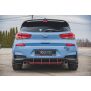 Maxton Design Robuste Racing Heck Ansatz Flaps Diffusor für Hyundai I30 N Mk3 Hatchback