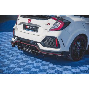 Maxton Design Robuste Racing Heckdiffusor Ansatz für Honda Civic X Type R