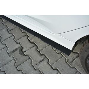 Maxton Design Sport Seitenschweller Ansatz für V.2 / V2 für Ford Fiesta Mk8 ST / ST-Line schwarz Hochglanz