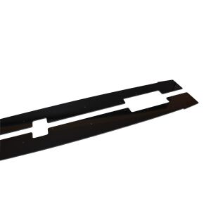 Maxton Design Sport Seitenschweller Ansatz für V.2 / V2 für Ford Fiesta Mk8 ST / ST-Line schwarz Hochglanz
